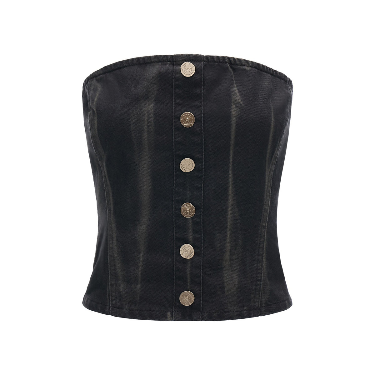 MAMC_Striped_Three_Piece_Bustier_Denim_Jacket_Mini_Skirt_Women_Top_&_Skirt_Sets_MISSTT