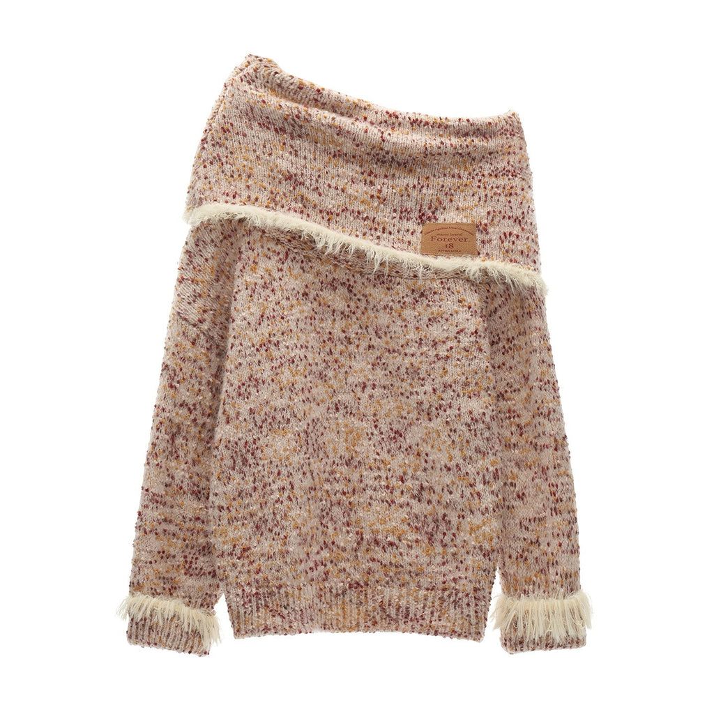MAMC_Tassel_Trim_Relaxed_Fit_High_Neck_Knit_Pullover_Women_Commuter_Beige_Sweaters_MISSTT