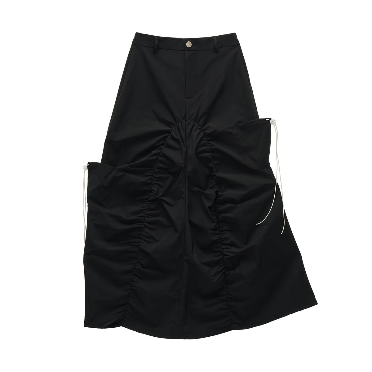 MAMC_Utility_Pleated_Mid_Rise_Tie_Waist_Loose_Fit_Women_Casual_Polyester_Maxi_Skirts_MISSTT