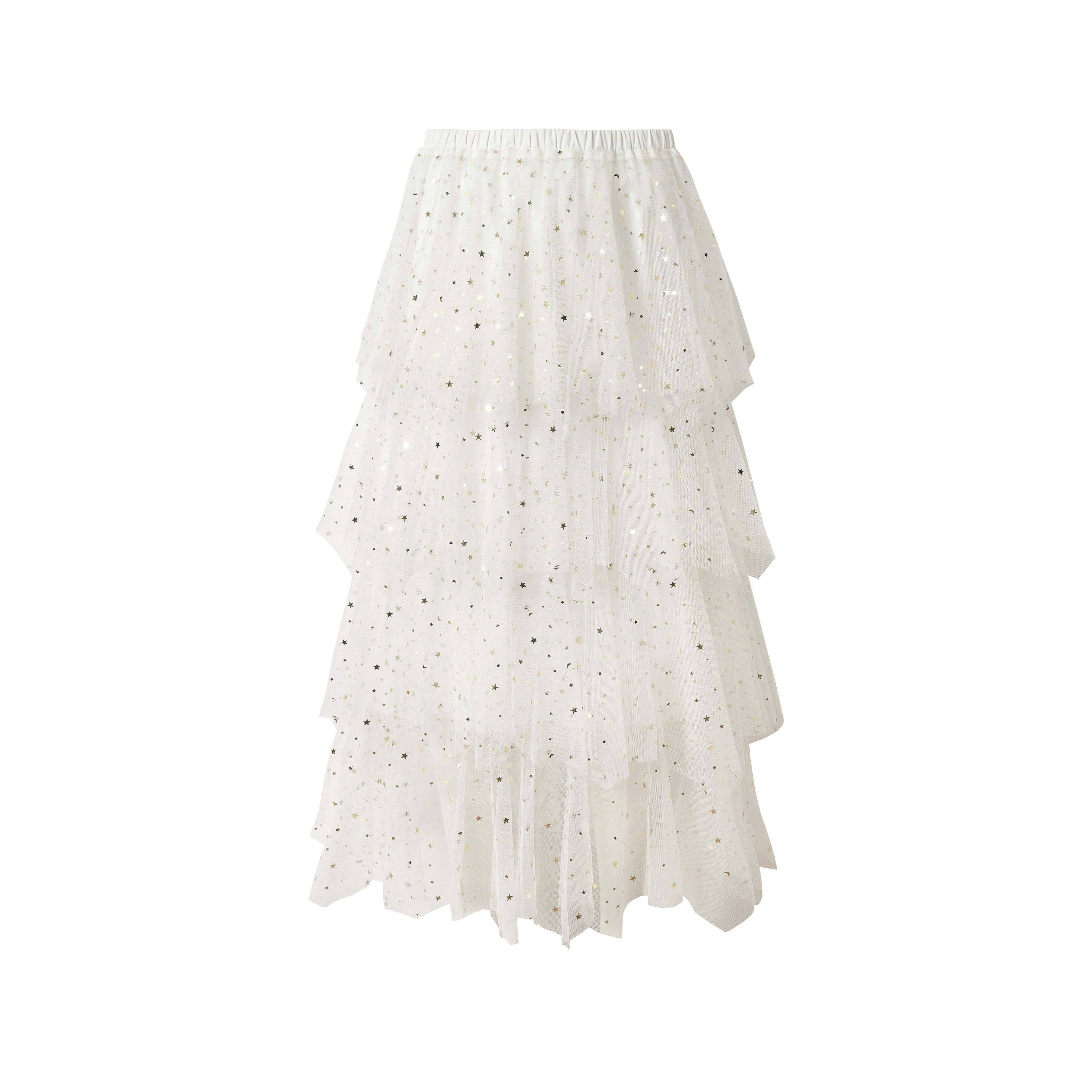 NO_ROMANCE_Ballet_Star_Multi_Layer_Tulle_Cake_Women'S_Polyester_Midi_Skirts_MISSTT