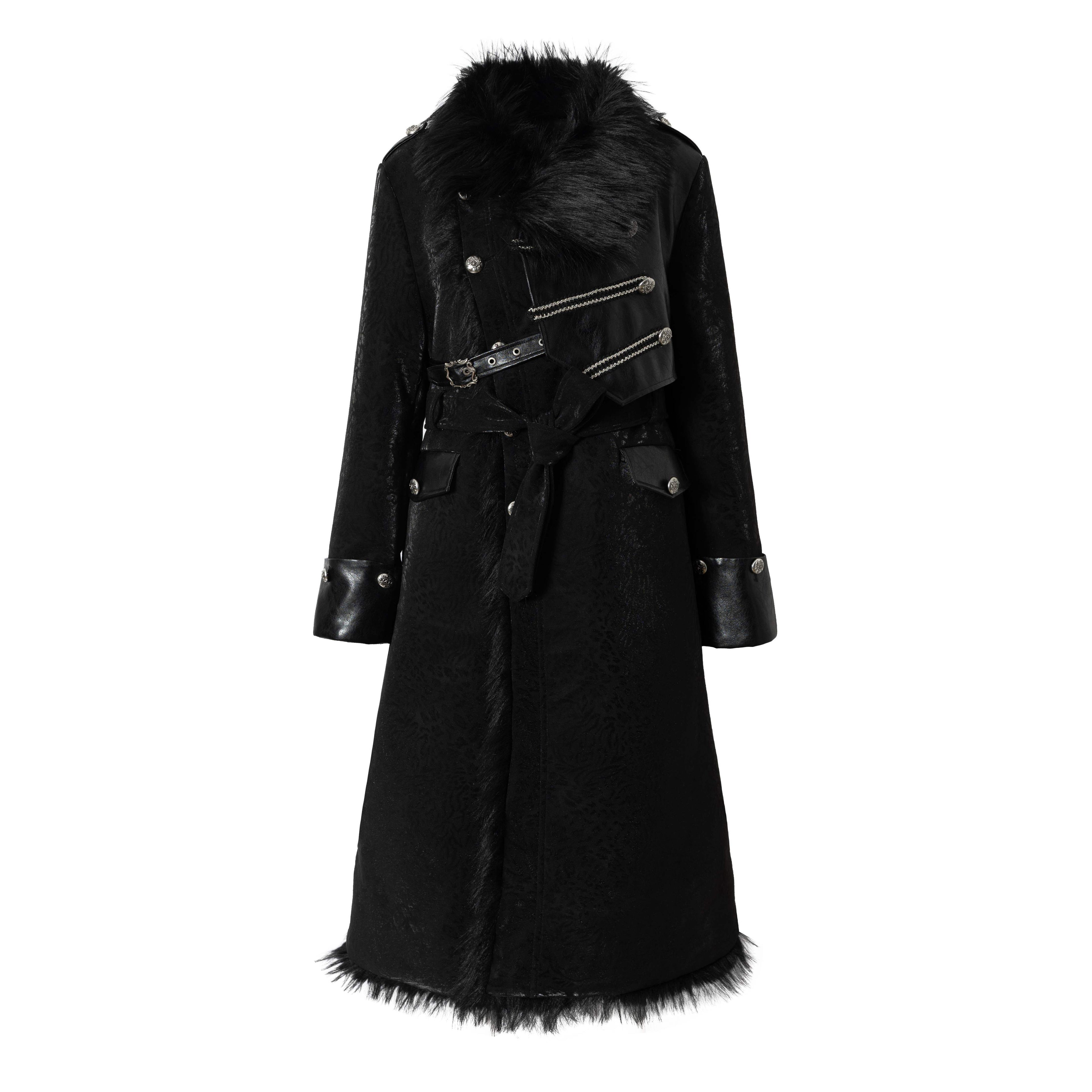 NO_ROMANCE_Dark_Court_Punk_Reversible_Leopard_Women'S_Suede_Eco_Faux_Fur_Long_Coats_MISSTT