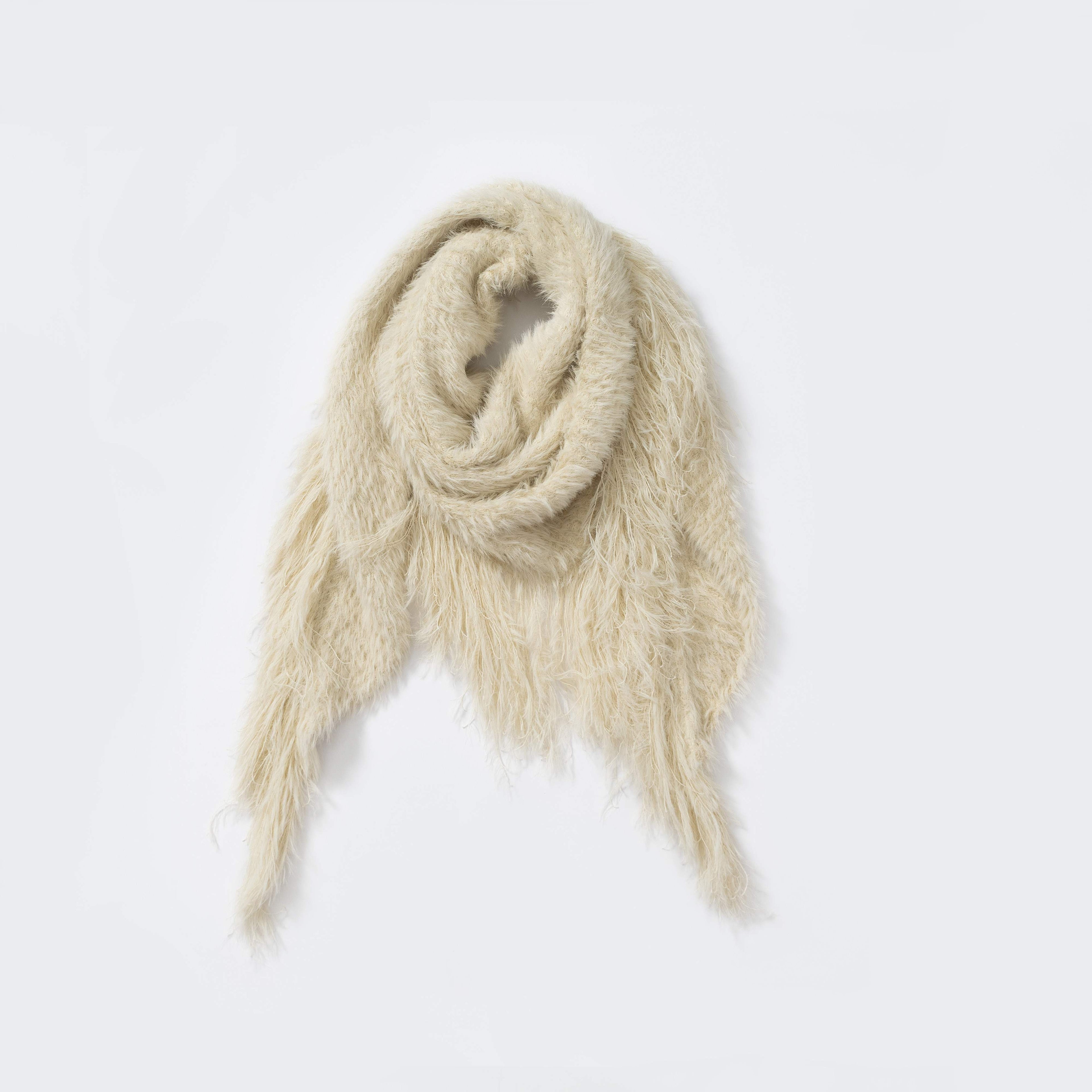 NO_ROMANCE_Long_Fringe_Vintage_Triangle_Women'S_Faux_Mink_Warm_Scarves_&_Shawls_MISSTT