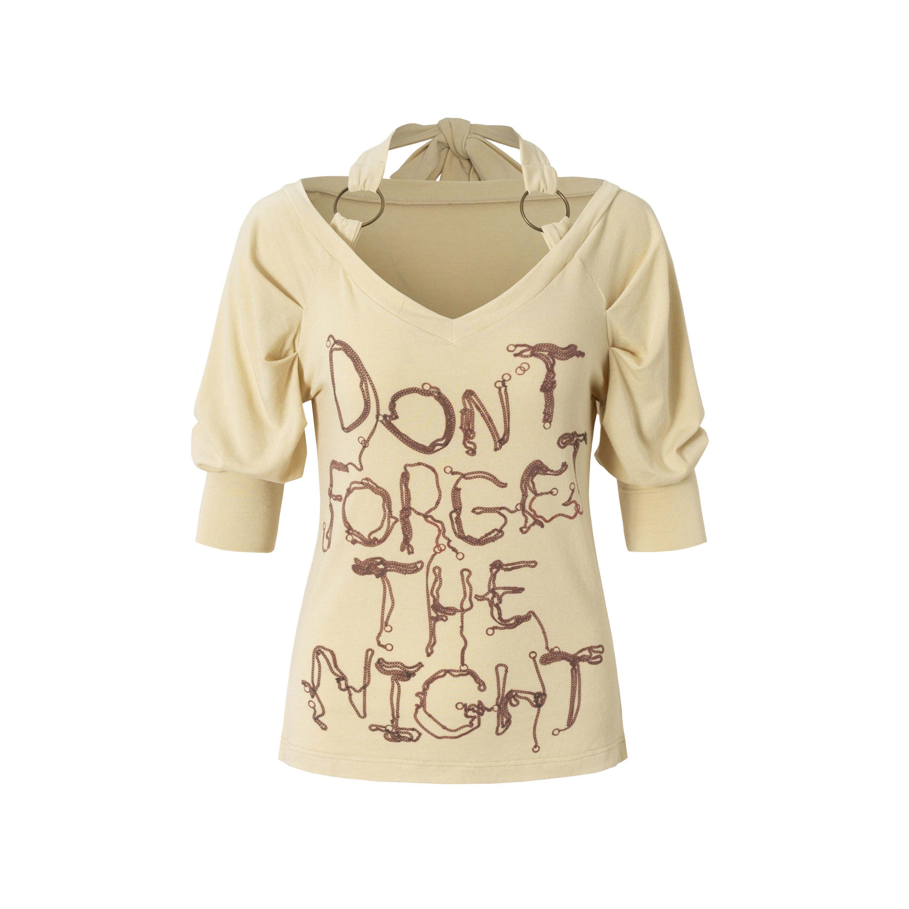NO_ROMANCE_Maroon_Halter_Puff_Sleeve_Printed_Women'S_Stretch_Cotton_Short_Sleeve_T-Shirts_MISSTT