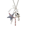 NO_ROMANCE_Pentagram_Punk_Rock_Chain_Women'S_Lace_Rhinestone_Metal_Keychains_MISSTT