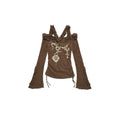 NO_ROMANCE_Vintage_Reversible_Bardot_Bell_Sleeve_Women'S_Knit_Long_Sleeve_T-Shirts_MISSTT