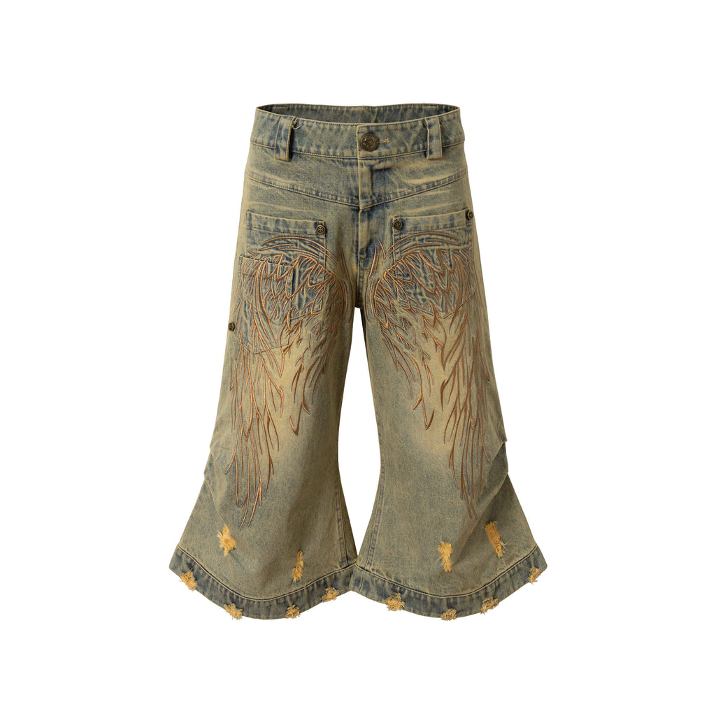 NO_ROMANCE_Washed_Vintage_Punk_Embroidered_Wings_Women'S_Cotton_Wide-Leg_Jeans_MISSTT