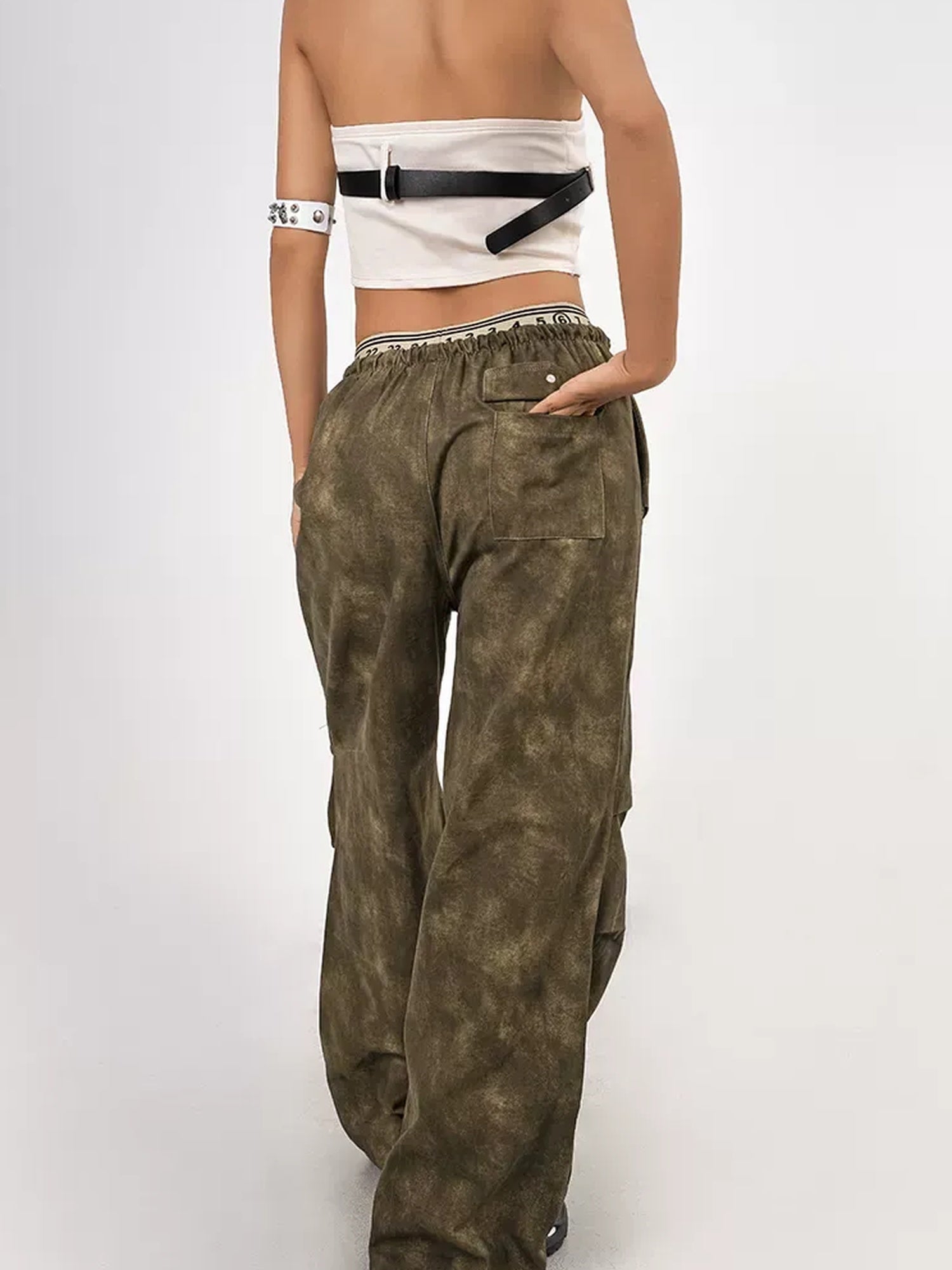 Nico Molly Backless Slim Fit Cropped Street Style Solid Color Women Tube Tops