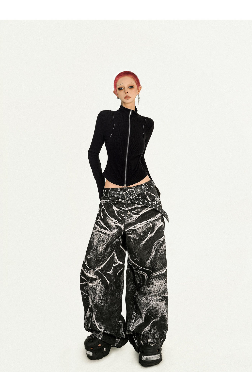 Nico_Molly_Breathable_Washed_Black_Dark_Aesthetic_Pleated_Natural_Waist_Denim_Wide_Leg_Jeans_MISSTT