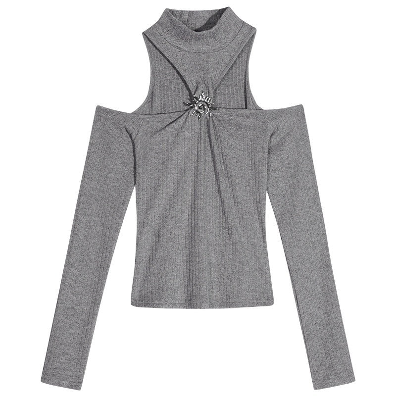 Nico_Molly_Cutout_Metal_High_Neck_Slim_Fit_Street_Style_Women_Cotton_Long_Sleeve_T-Shirts_MISSTT