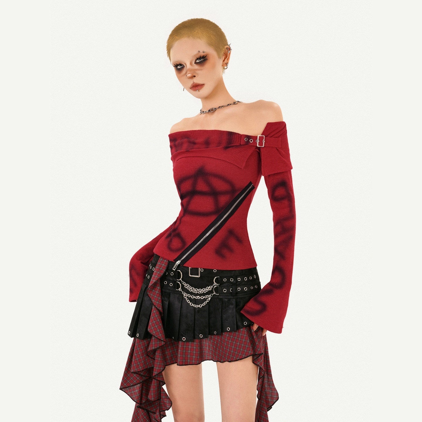 Nico_Molly_Edgy_Asymmetric_Fringe_Low_Waist_Patchwork_Lined_Side_Zipper_Women_Maxi_Skirts_MISSTT