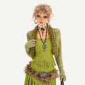 Nico_Molly_Fringe_Patchwork_Three_Piece_Long_Sleeve_Sexy_Green_Women_Top_&_Skirt_Sets_MISSTT