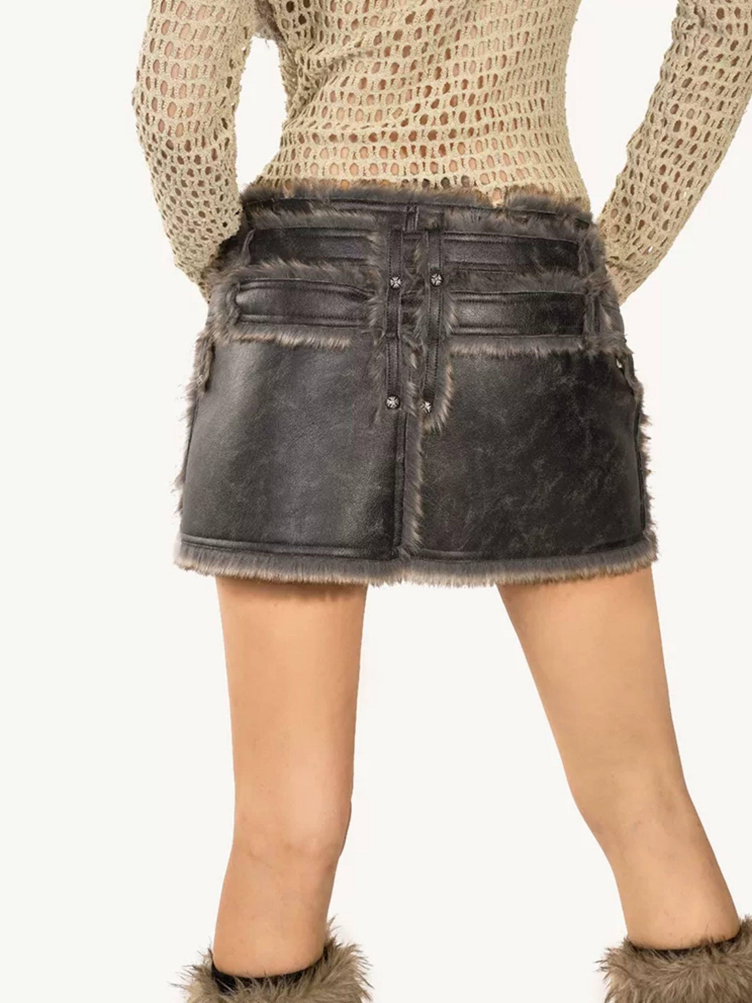 Nico Molly High Waist 3D Black Street Slim Bodycon H Silhouette Youth Mini Skirts