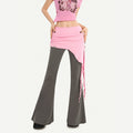 Nico_Molly_High_Waist_Slim_Micro_Flare_Casual_Women_Patterned_Flared_Pants_MISSTT