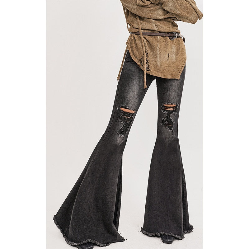 Nico_Molly_High_Waist_Vintage_Distressed_Slim_Cotton_Stretch_Women_Flared_Jeans_MISSTT
