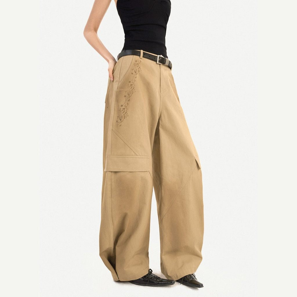 Nico_Molly_High_Waisted_Cargo_Style_Button_Front_Khaki_Straight_Leg_Women_Wide_Leg_Pants_MISSTT