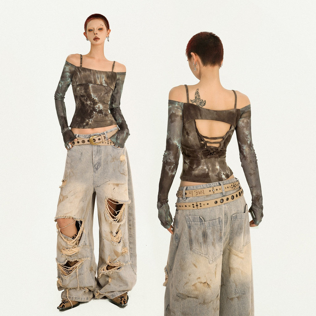 Nico_Molly_Lightweight_Slim_Tie_Dye_Punk_Boat_Neck_Women_Long_Sleeve_T-Shirts_MISSTT