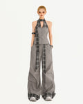 Nico_Molly_Natural_Waist_Vintage_Plaid_Tie_Waist_Cuffed_Women_Gray_Polyester_Wide_Leg_Pants_MISSTT