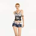 Nico_Molly_Padded_V-neck_Silver_Street_Slim_Fit_Women_Solid_Tank_Top_Camisoles_MISSTT
