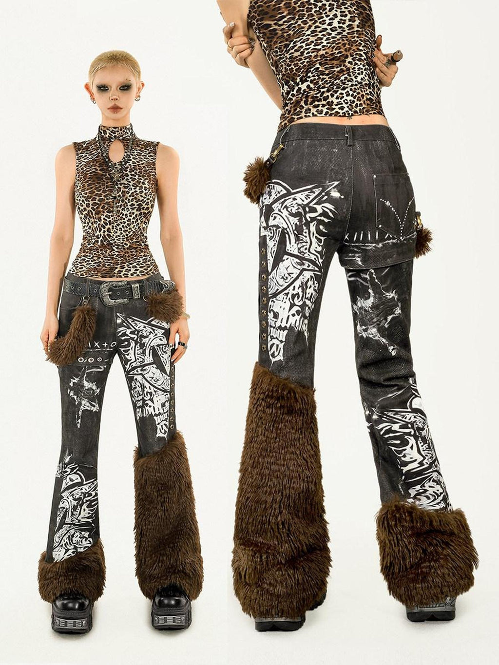Nico Molly Painted Distressed Low Rise Dark Wash Denim No Stretch Straight Leg Jeans