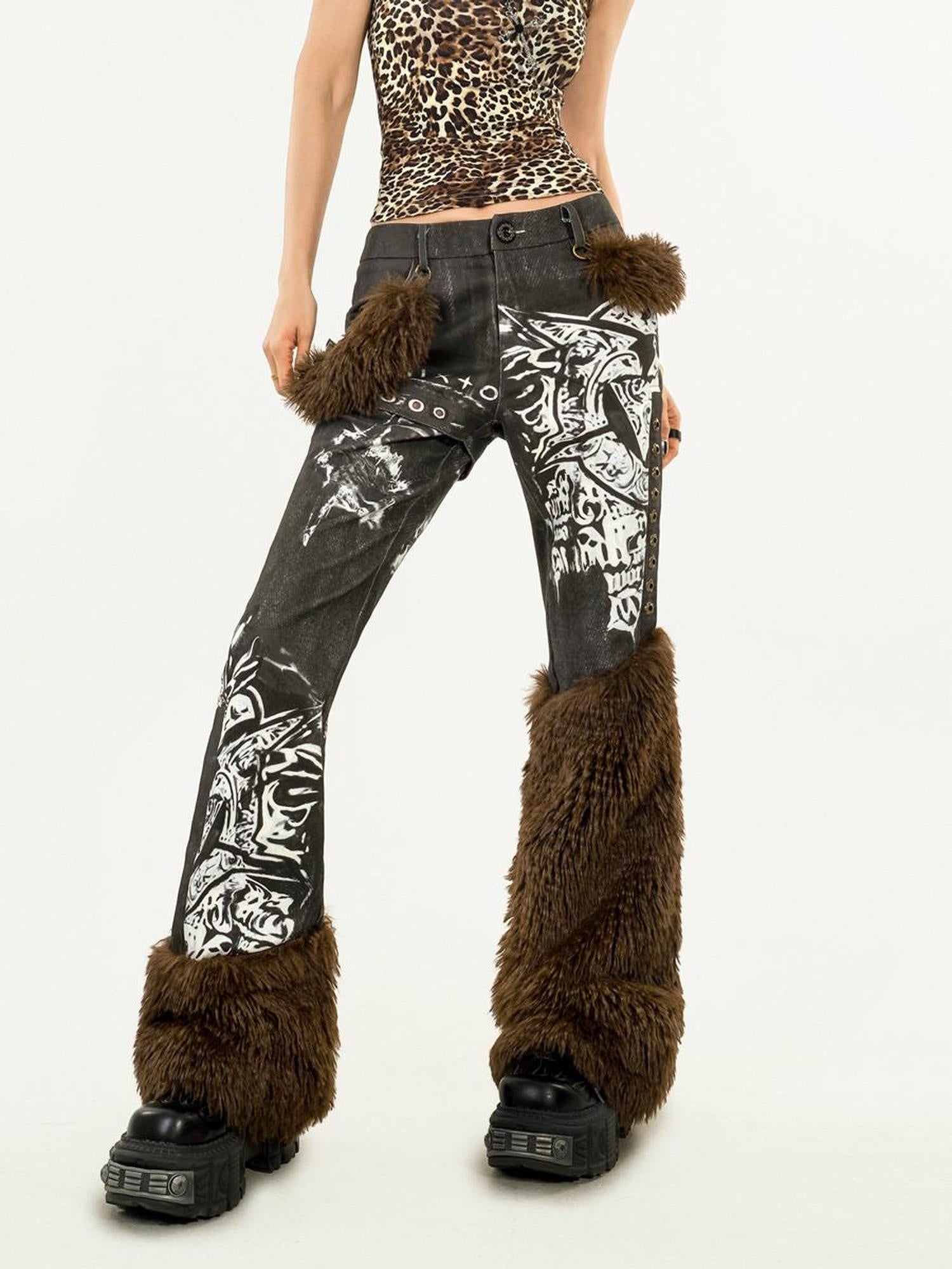 Nico Molly Painted Distressed Low Rise Dark Wash Denim No Stretch Straight Leg Jeans