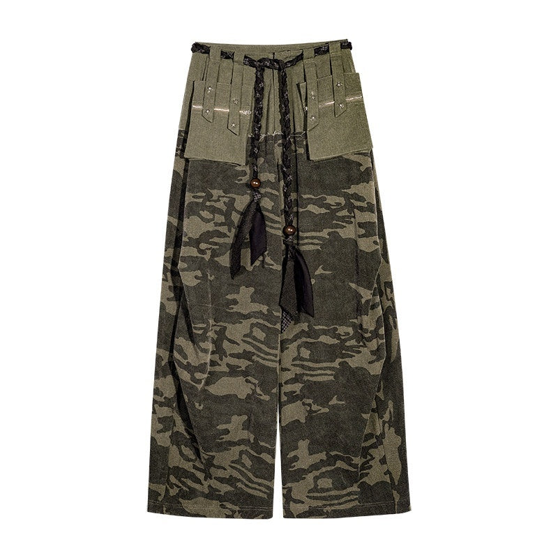Nico_Molly_Pocketed_Street_Style_Loose_Natural_Waist_Women_Dark_Green_Wide_Leg_Pants_MISSTT