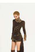 Nico_Molly_Retro_Butterfly_Hot_Girl_Slim_Knit_Splice_Mock_Neck_Women_Long_Sleeve_T-Shirts_MISSTT