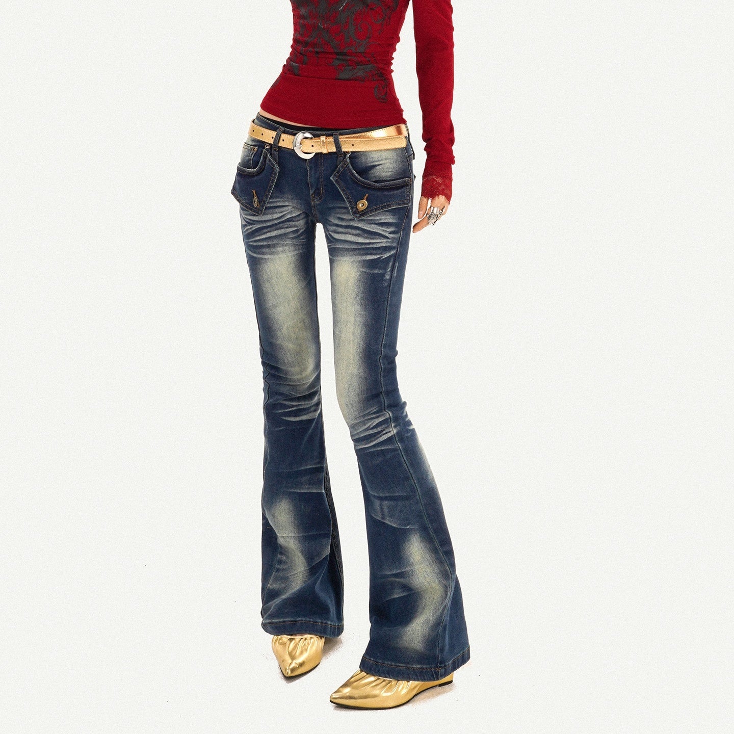 Nico_Molly_Retro_Vintage_Blue_Low_Rise_Slim_Fit_With_Pockets_Women_Everyday_Flared_Jeans_MISSTT