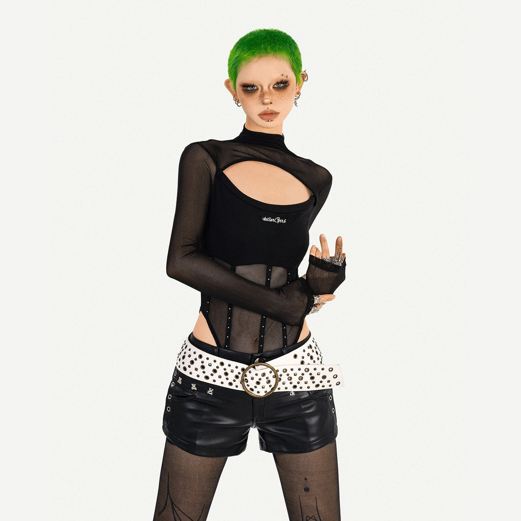 Nico_Molly_Sexy_Cutout_Slim_Fit_Half_Collar_Black_Ladies_Party_Date_Long_Sleeve_T-Shirts_MISSTT