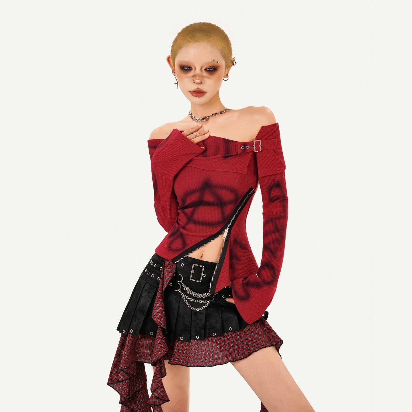Nico_Molly_Sexy_Red_Printed_Slim_Fit_Young_Women_Long_Sleeve_T-Shirts_MISSTT