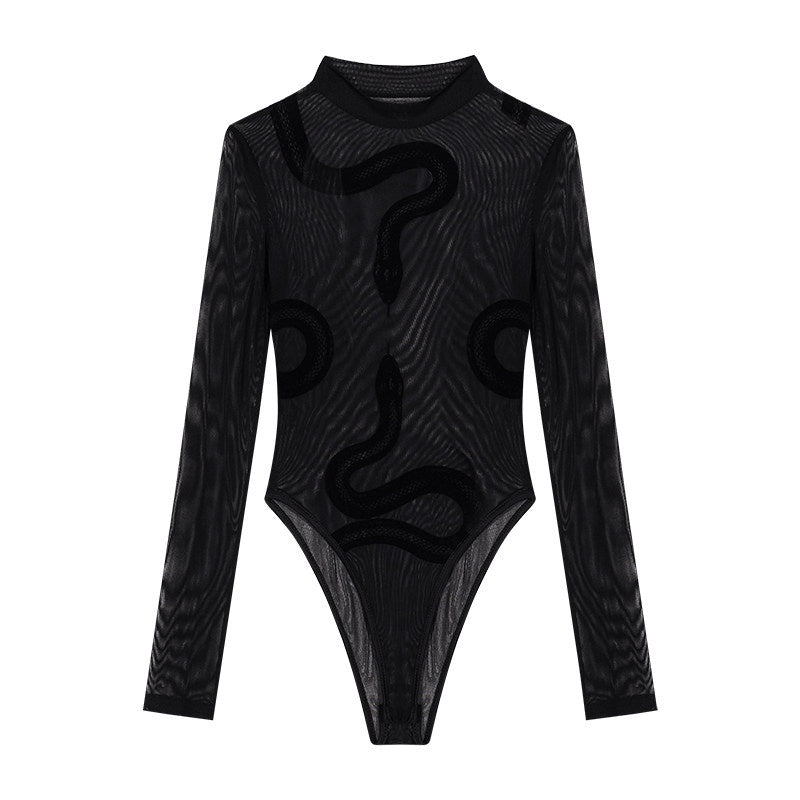 Nico_Molly_Sheer_Mesh_Slim_Low_Waist_Street_Style_Women_Black_Padded_Long_Sleeve_T-Shirts_MISSTT