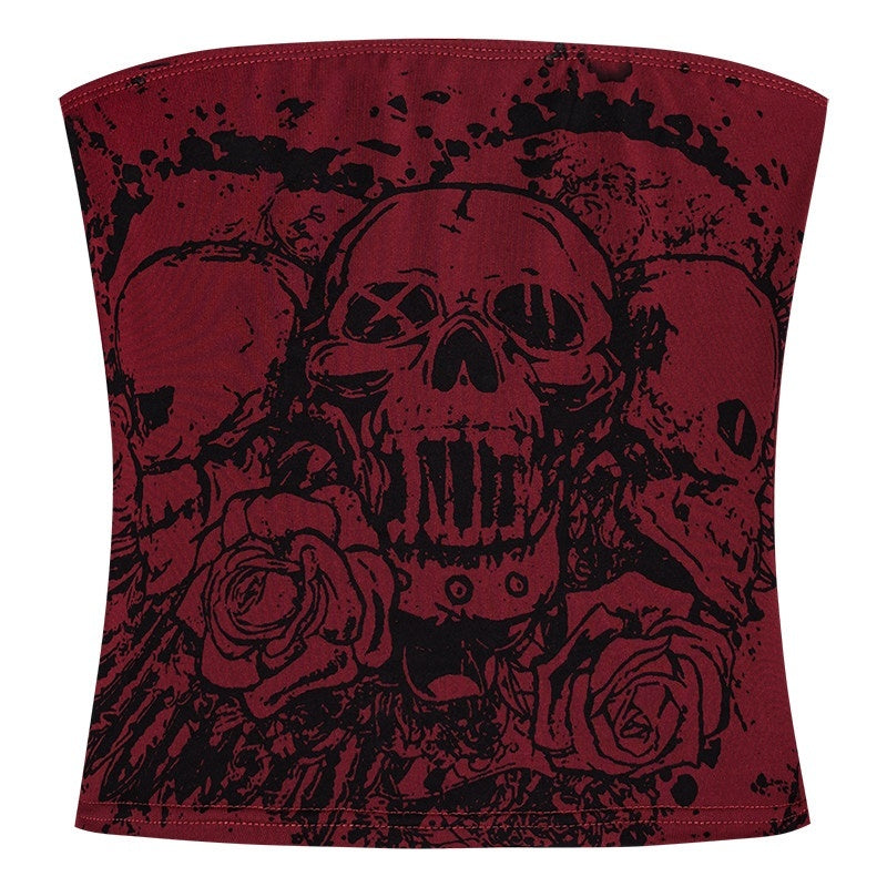 Nico_Molly_Slim_Fit_Punk_Street_Cropped_Short_Length_Youth_Red_Black_Tube_Tops_MISSTT