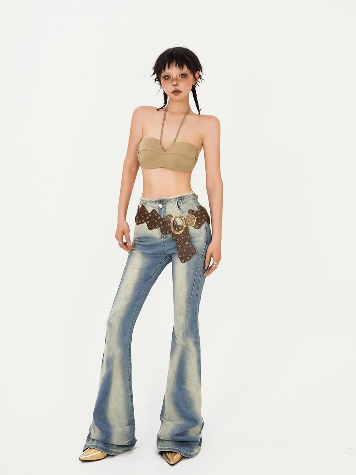 Nico Molly Slim Fit Street Style Short Crop Youth Khaki Black Beige Tube Tops