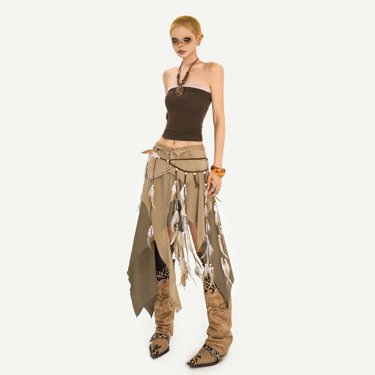 Nico_Molly_Studded_Slim_Fit_Cropped_Original_Design_Youth_Solid_Color_Tube_Tops_MISSTT