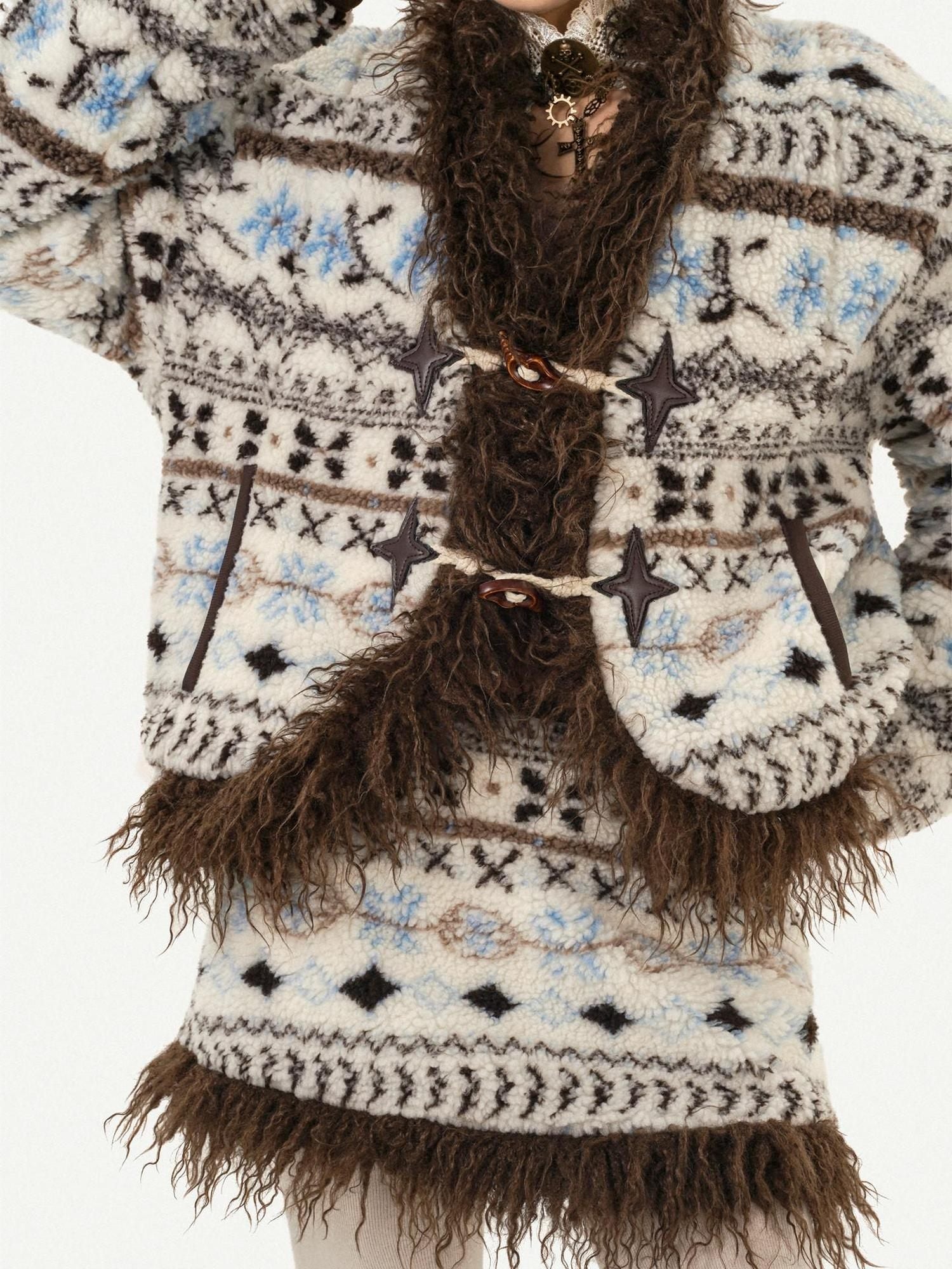 Nico Molly Thick Two Piece Ethnic Cardigan Short Slim Fit Women Mini Skirts