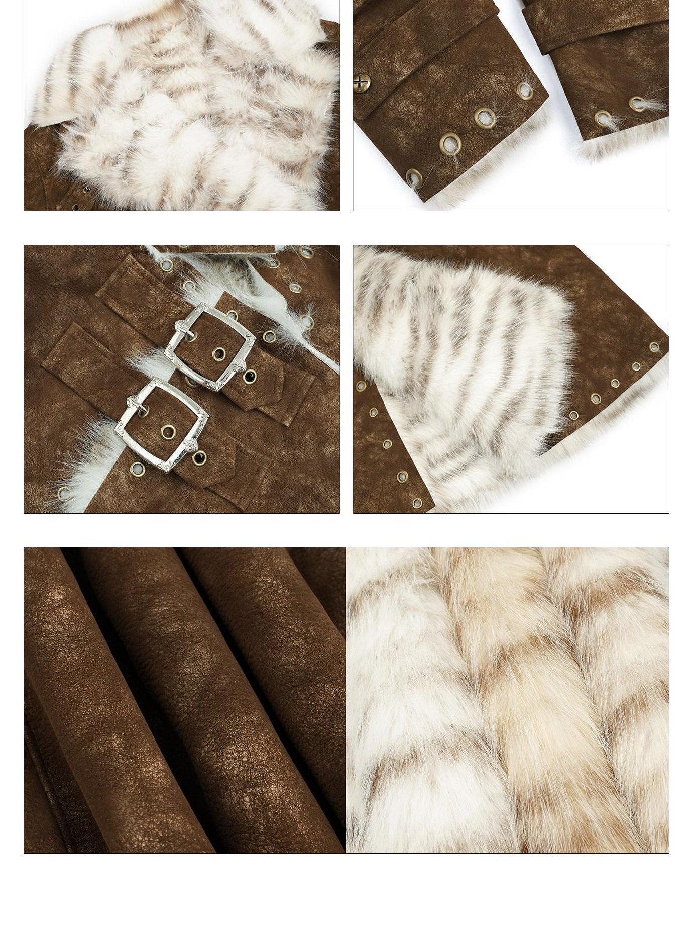 Nico Molly Thick Warm Single Breasted Straight Fit Street Hippie Womens Brown Long Coats