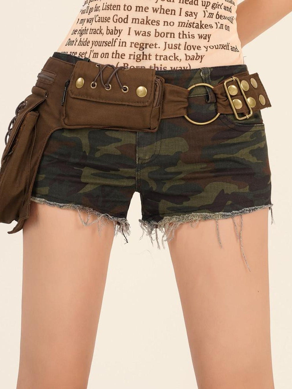 Nico Molly Versatile Vintage Denim Style Unisex Youth Black Brown Waist Belts