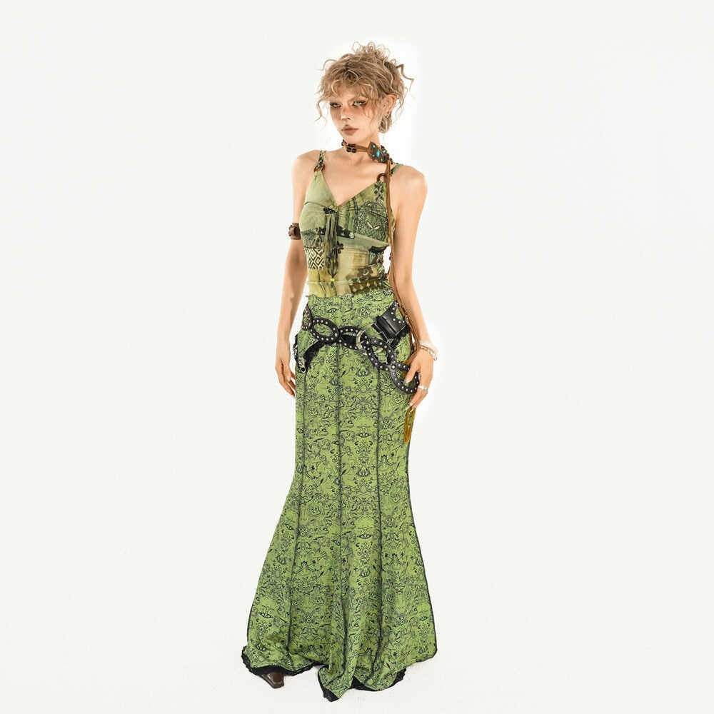 Nico_Molly_Vintage_Camisole_A_Line_Mid_Waist_Sleeveless_Women_Date_Party_Top_&_Skirt_Sets_MISSTT