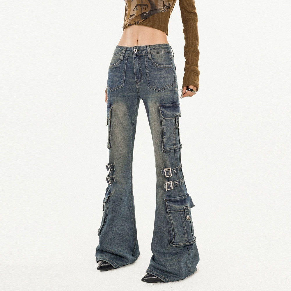 Nico_Molly_Vintage_Washed_Durable_Natural_Waist_Slim_Pocket_Women_Blue_Gray_Flared_Jeans_MISSTT