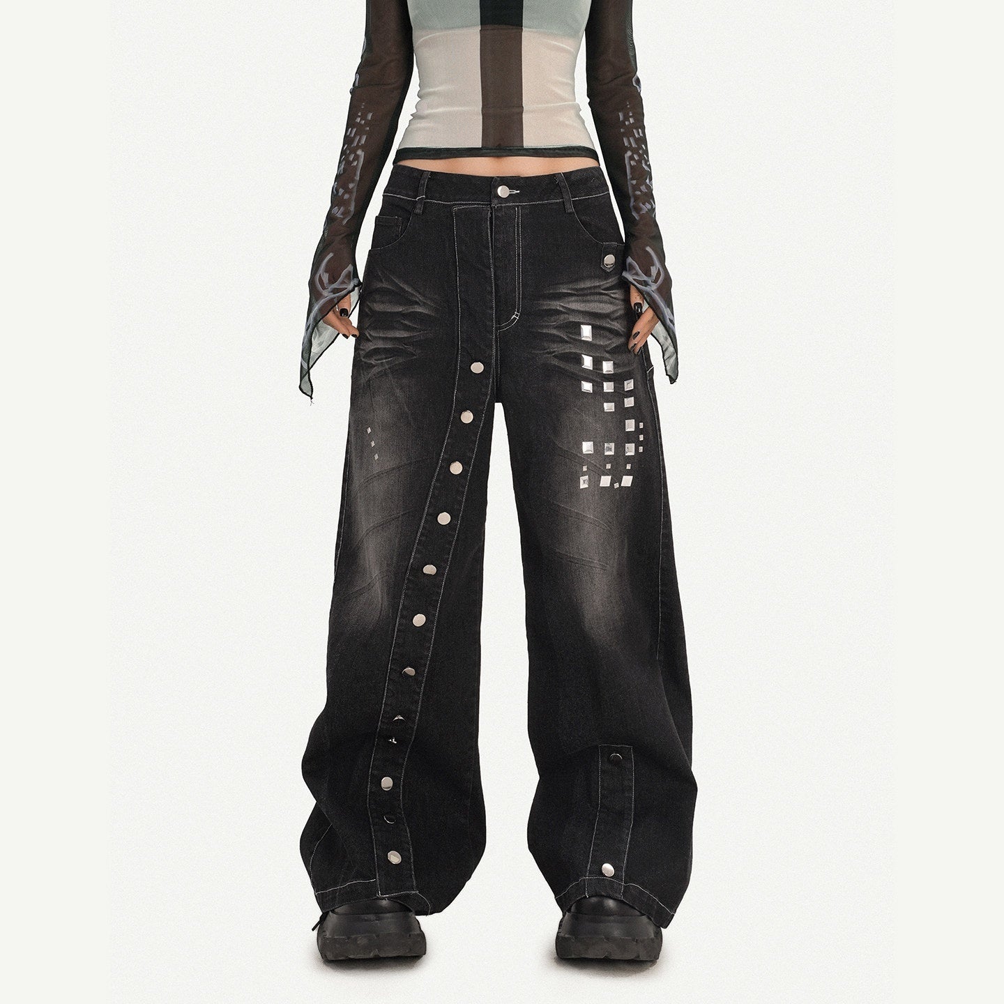 Nico_Molly_Washed_Punk_Natural_Waist_Wide_Leg_Women_Black_Straight_Leg_Jeans_MISSTT