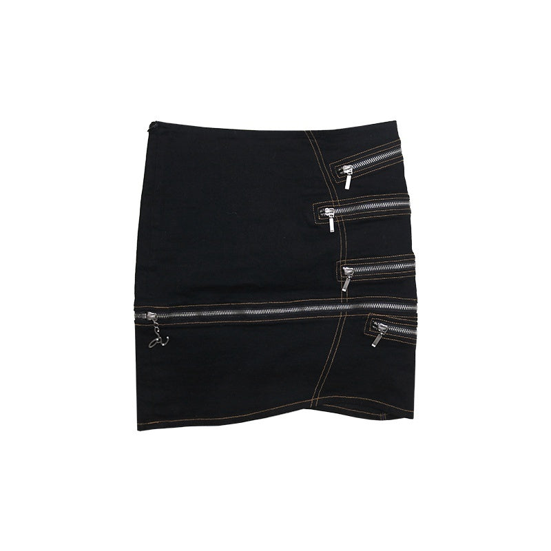 OPEN_AESTHETIC_Sexy_Multi_Zip_Leather_Patchwork_Mid_Waist_Bodycon_Women_Midi_Skirts_MISSTT