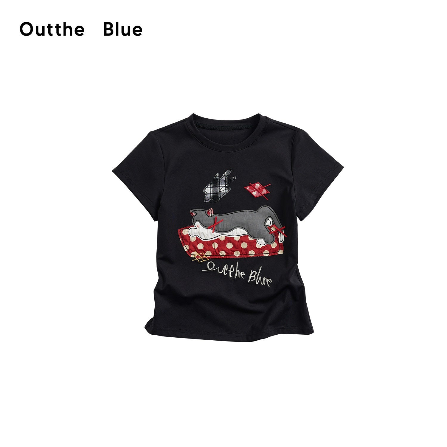 Outthe_Blue_Cotton_Stretch_Slim_Cropped_Crewneck_Office_Creative_Print_Short_Sleeve_T-Shirts_MISSTT