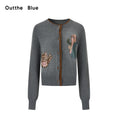 Outthe_Blue_Cozy_Buttoned_Gray_Cardigan_Two_Piece_Crewneck_Long_Sleeve_Top_&_Skirt_Sets_MISSTT