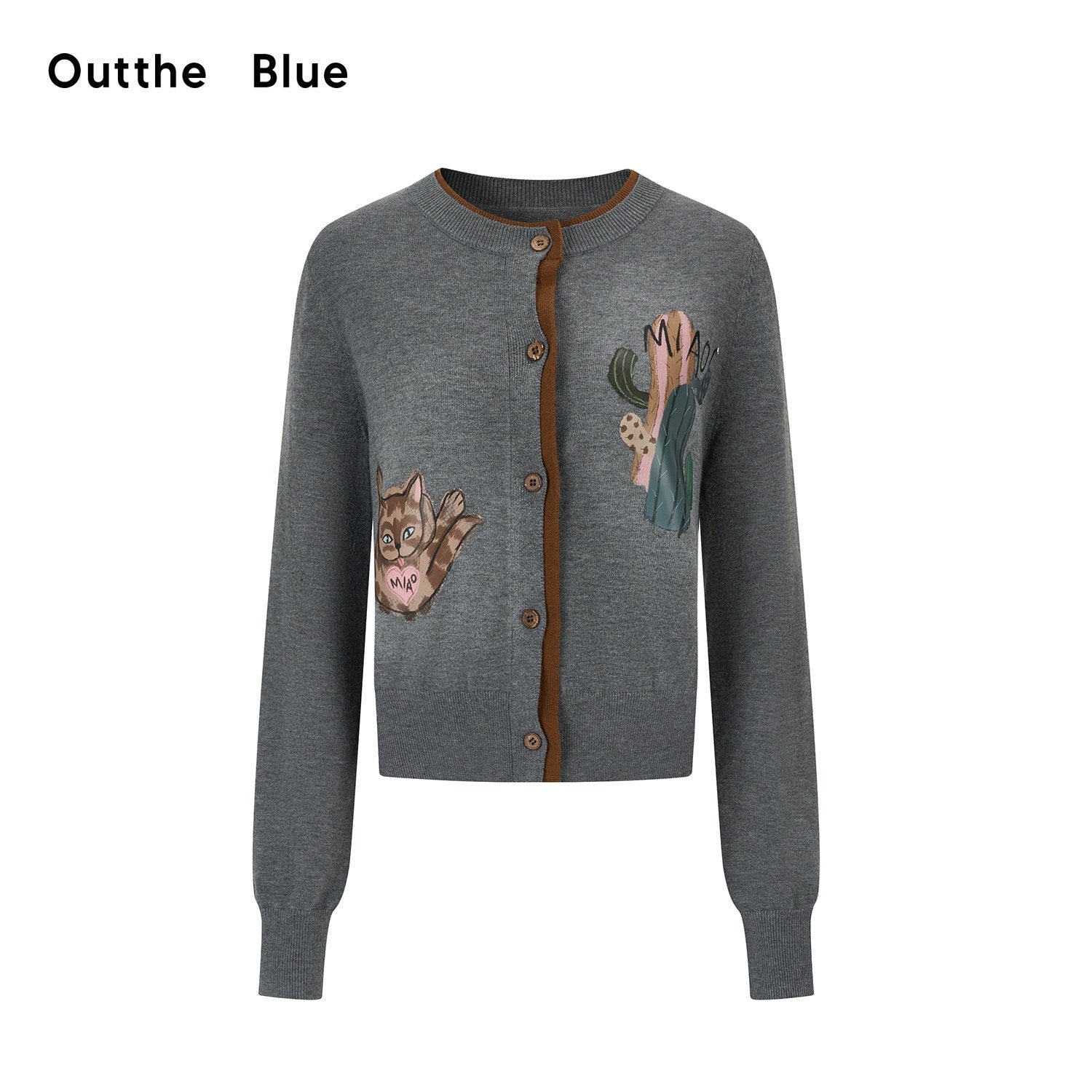 Outthe_Blue_Cozy_Buttoned_Gray_Cardigan_Two_Piece_Crewneck_Long_Sleeve_Top_&_Skirt_Sets_MISSTT