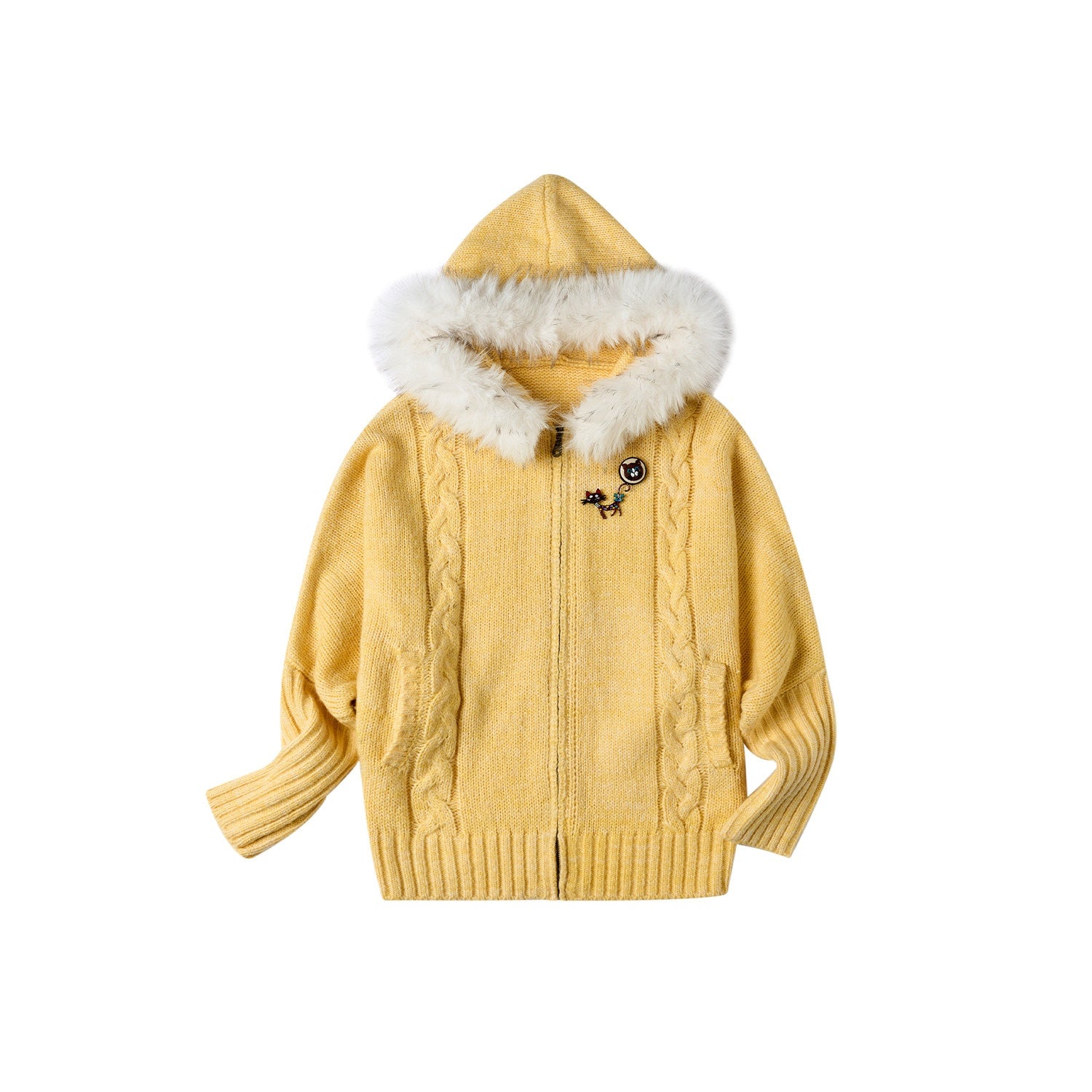 Outthe_Blue_Cozy_Thermal_Oversized_Commuter_Zip_Hoodie_Women_Solid_Knit_Cardigans_MISSTT