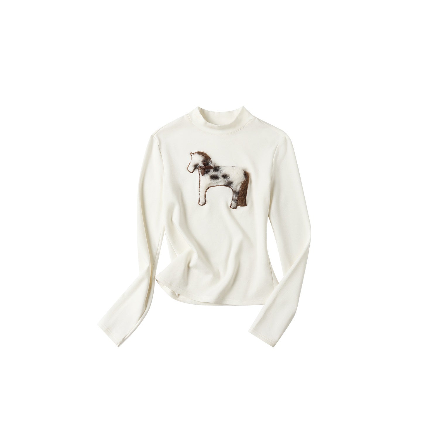 Outthe_Blue_Cozy_Viscose_Long_Sleeve_Slim_Fit_Applique_Mock_Neck_Women_Animal_T-Shirts_MISSTT