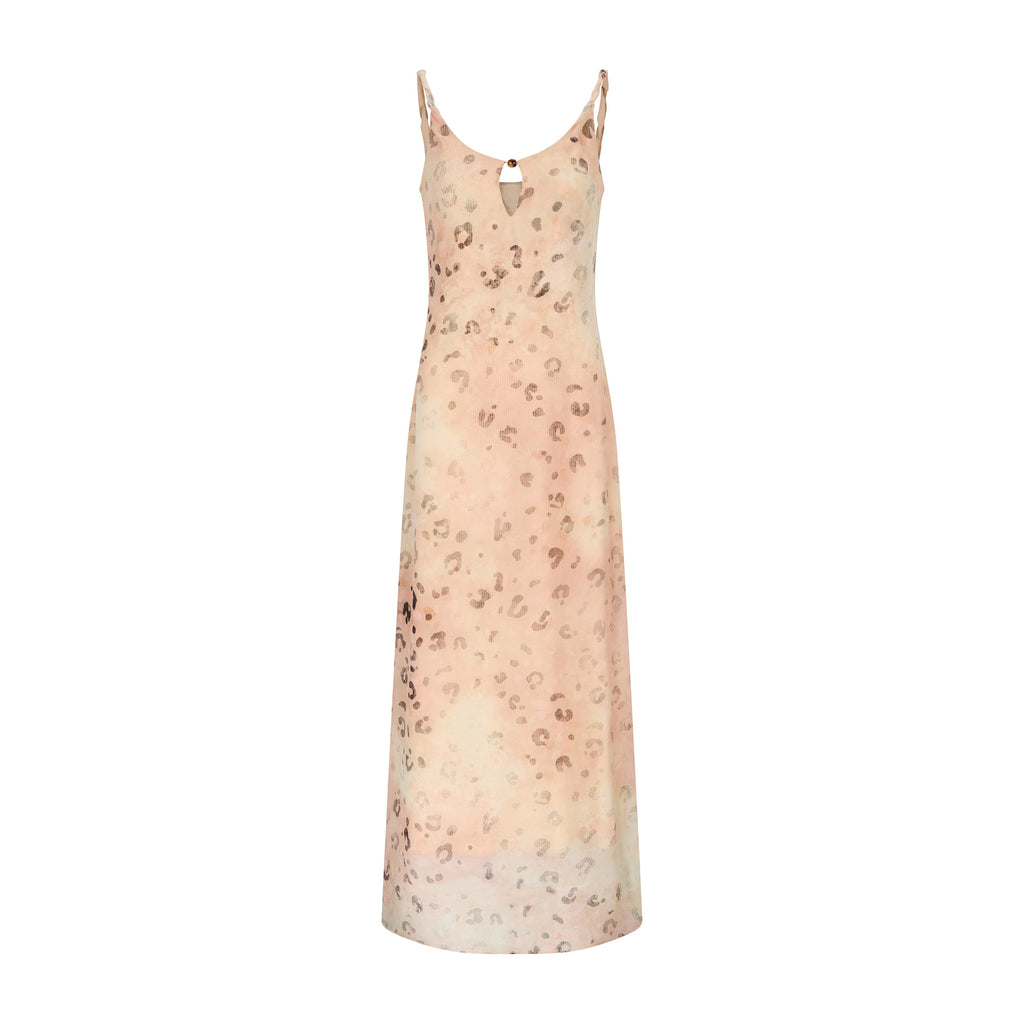 Outthe_Blue_Elegant_Fitted_Waist_Spaghetti_Strap_V-neck_A_Line_Almond_Print_Maxi_Dresses_MISSTT