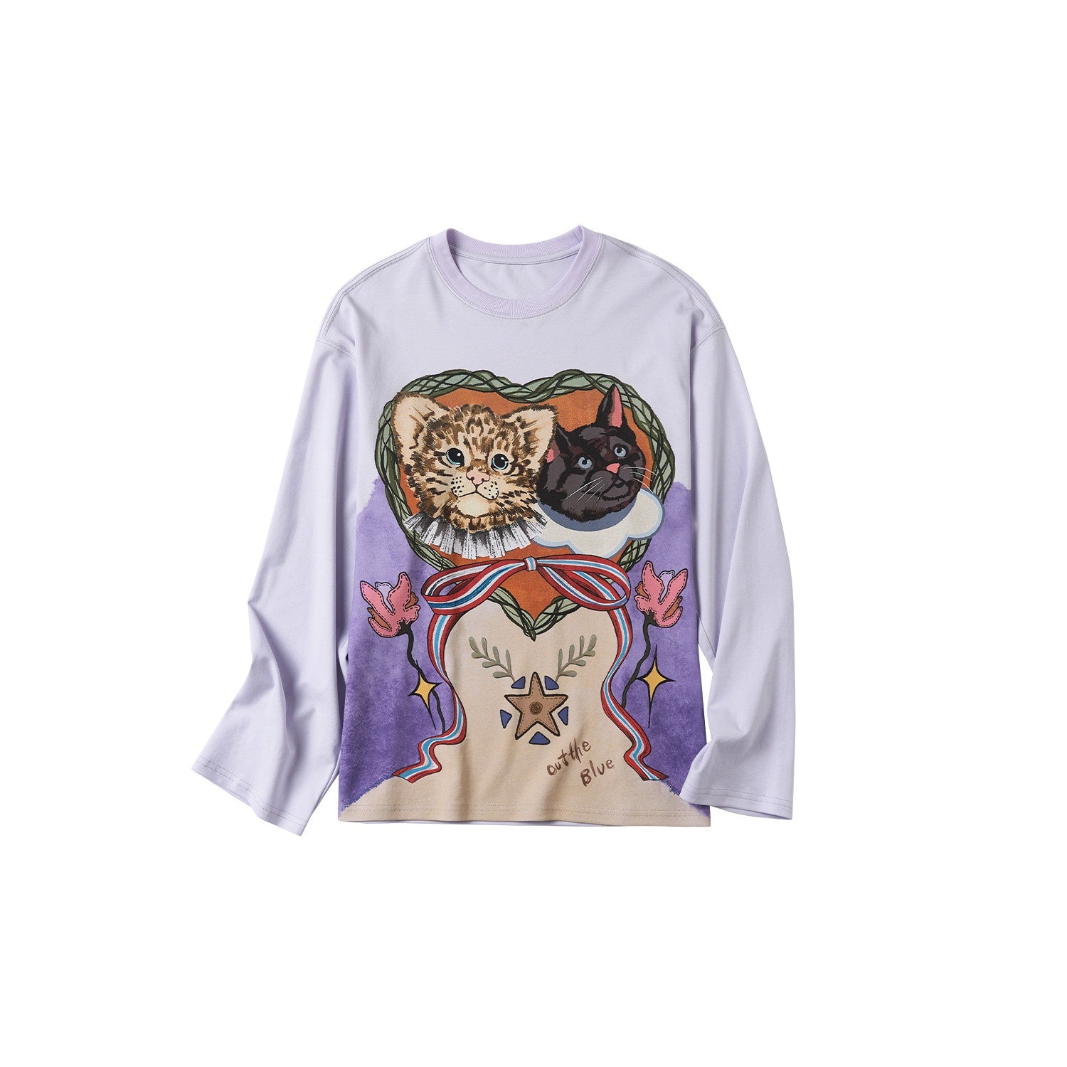 Outthe_Blue_Lyocell_Cotton_Blend_Loose_Animal_Print_Women_Light_Purple_Long_Sleeve_T-Shirts_MISSTT
