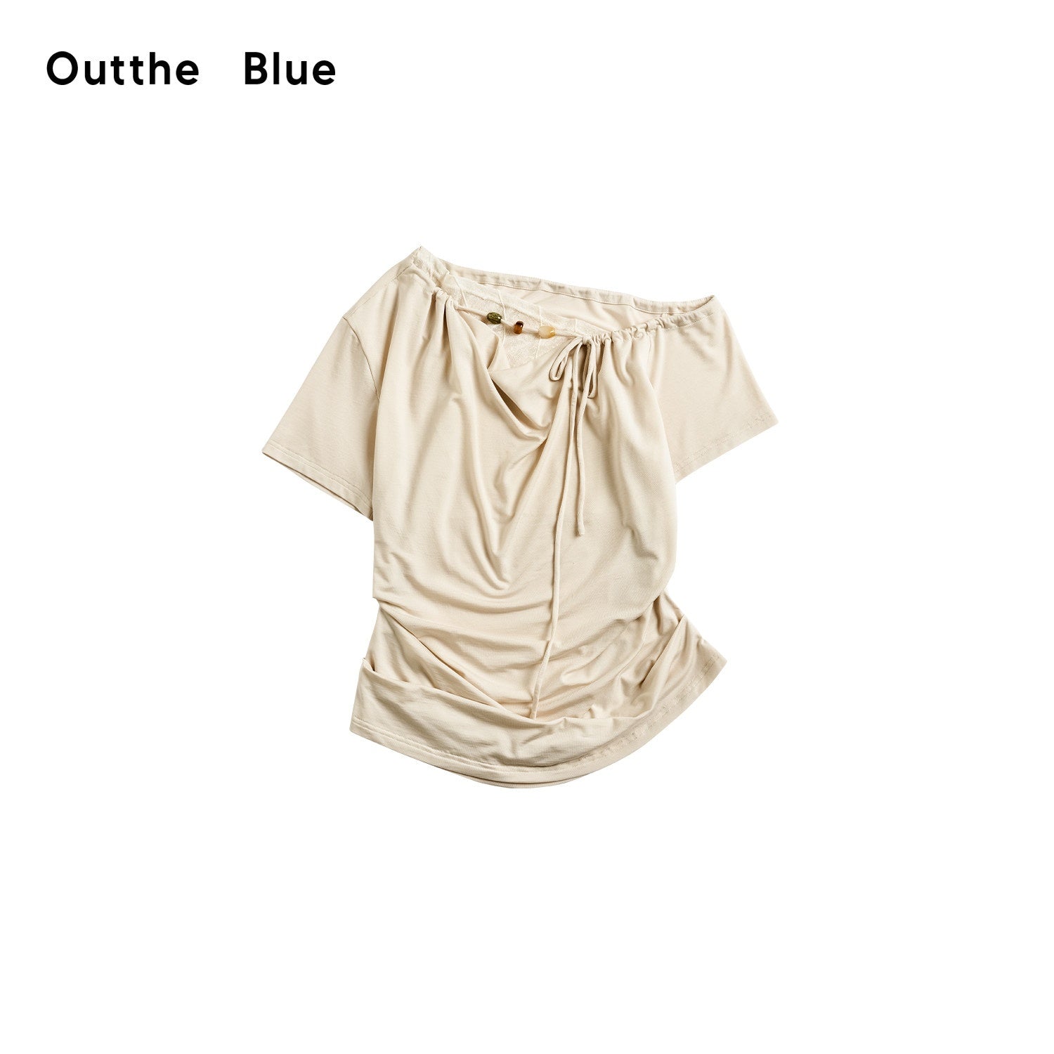 Outthe_Blue_Lyocell_Stretch_Drawstring_Slim_Office_Milk_Tea_Off_Shoulder_Crop_Tops_MISSTT