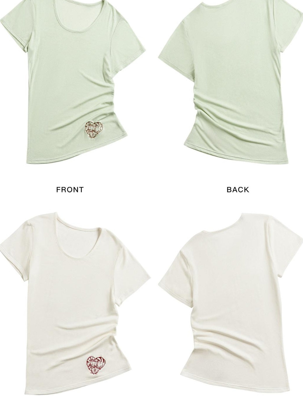 Outthe Blue Moisture Wicking Lyocell Slim Fit Commuter Crew Neck Short Sleeve T-Shirts
