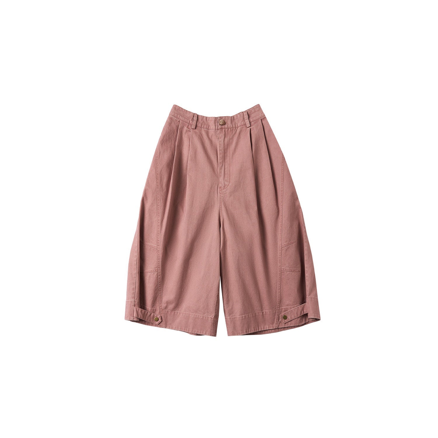 Outthe_Blue_Pleated_Cotton_Casual_Natural_Waist_Women_Button_Fly_Dusty_Rose_Straight_Pants_MISSTT